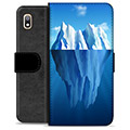 Samsung Galaxy A10 Premium Lompakkokotelo - Jäävuori