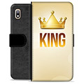 Samsung Galaxy A10 Premium Lompakkokotelo - Kuningas