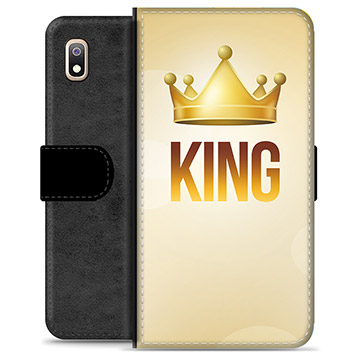Samsung Galaxy A10 Premium Lompakkokotelo - Kuningas