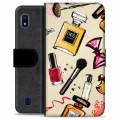 Samsung Galaxy A10 Premium Lompakkokotelo - Meikki
