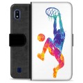 Samsung Galaxy A10 Premium Lompakkokotelo - Donkkaus