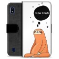 Samsung Galaxy A10 Premium Lompakkokotelo - Slow Down