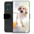 Samsung Galaxy A12 Premium Lompakkokotelo - Koira