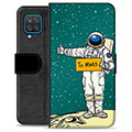 Samsung Galaxy A12 Premium Lompakkokotelo - Marsiin