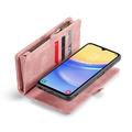 Samsung Galaxy A15 Caseme 008 2-in-1 Multifunctional Lompakkokotelo - Pinkki