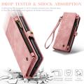 Samsung Galaxy A15 Caseme 008 2-in-1 Multifunctional Lompakkokotelo - Pinkki