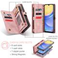 Samsung Galaxy A15 Caseme 008 2-in-1 Multifunctional Lompakkokotelo - Pinkki