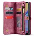 Samsung Galaxy A15 Caseme 008 2-in-1 Multifunctional Lompakkokotelo - Punainen