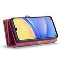 Samsung Galaxy A15 Caseme 008 2-in-1 Multifunctional Lompakkokotelo - Punainen