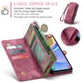 Samsung Galaxy A15 Caseme 008 2-in-1 Multifunctional Lompakkokotelo - Punainen
