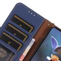 Samsung Galaxy A15 Lompakkomallinen Nahkakotelo kanssa RFID - Sininen