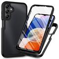 Samsung Galaxy A16 360 Suojaussarja Kotelo - Musta / Selkeä