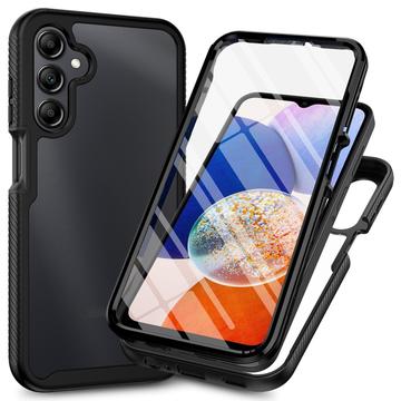 Samsung Galaxy A16 360 Suojaussarja Kotelo - Musta / Selkeä