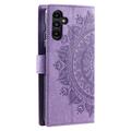 Samsung Galaxy A16 Mandala Series Lompakkokotelo - Violetti