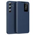 Samsung Galaxy A16 Smart Clear View Käännä kotelo korttipaikalla - Safiiri