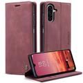 Samsung Galaxy A17 Caseme 013 Sarja Lompakkokotelo - Punainen
