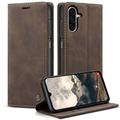 Samsung Galaxy A17 Caseme 013 Sarja Lompakkokotelo - Kahvi