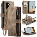 Samsung Galaxy A17 Caseme C30 Monitoiminen Lompakkokotelo - Ruskea