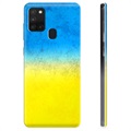 Samsung Galaxy A21s TPU Kotelo Ukrainan Lippu - Kaksisävyinen