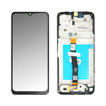 Samsung Galaxy A22 5G Etukuori & LCD Näyttö GH81-20694A - Musta