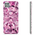 Samsung Galaxy A22 5G TPU Suojakuori - Vaaleanpunainen Kristalli