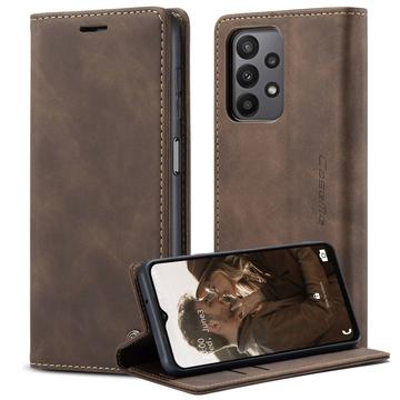 Caseme 013 Sarja Samsung Galaxy A23 5G Lompakkokotelo - Kahvi