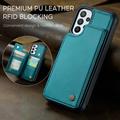 Samsung Galaxy A23/A23 5G Caseme C22 Case RFID-korttilompakko - vihreä