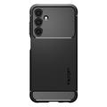 Samsung Galaxy A25 Spigen Rugged Armor TPU-Kotelo - Musta