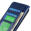 Samsung Galaxy A25 Lompakkokotelo Magneettisella Sulkijalla - Sininen