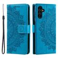Samsung Galaxy A26 Mandala Series Lompakkokotelo - Sininen