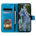 Samsung Galaxy A26 Mandala Series Lompakkokotelo - Sininen