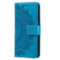 Samsung Galaxy A26 Mandala Series Lompakkokotelo - Sininen
