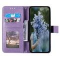 Samsung Galaxy A26 Mandala Series Lompakkokotelo - Violetti