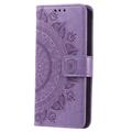 Samsung Galaxy A26 Mandala Series Lompakkokotelo - Violetti