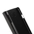 Samsung Galaxy A3 Lompakkokotelo Magneettisella Sulkijalla - Musta