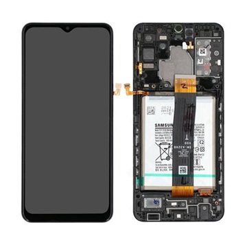 Samsung Galaxy A32 5G LCD-näyttö (Service Pack) GH82-25453A - Musta