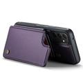 Samsung Galaxy A34 5G Caseme C22 Kotelo RFID-korttilompakko - Violetti