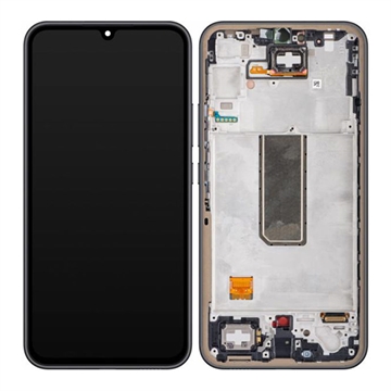 Samsung Galaxy A34 5G Etukuori & LCD Näyttö GH82-31200A - Grafiitinharmaa