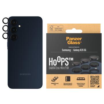 Samsung Galaxy A35 PanzerGlass Hoops kameran linssin suojus - Musta