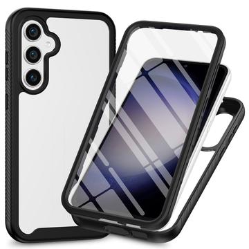 Samsung Galaxy A36/A56 360 Suojaussarja Kotelo - Musta / Selkeä