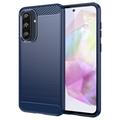 Samsung Galaxy A36/A56 Harjattu TPU Suojakuori - Hiilikuitu