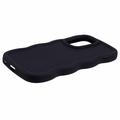 Samsung Galaxy A36/A56 Candy Color Wavy TPU-kotelo - Musta