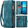 Samsung Galaxy A36 Caseme 008 2-in-1 Multifunctional Lompakkokotelo - Sininen
