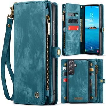Samsung Galaxy A36 Caseme 008 2-in-1 Multifunctional Lompakkokotelo - Sininen