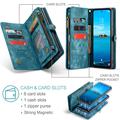 Samsung Galaxy A36 Caseme 008 2-in-1 Multifunctional Lompakkokotelo - Sininen
