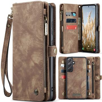 Samsung Galaxy A36 Caseme 008 2-in-1 Multifunctional Lompakkokotelo - Ruskea
