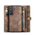 Samsung Galaxy A36 Caseme 008 2-in-1 Multifunctional Lompakkokotelo - Ruskea