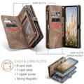 Samsung Galaxy A36 Caseme 008 2-in-1 Multifunctional Lompakkokotelo - Ruskea