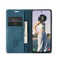 Samsung Galaxy A36 Caseme 013 Sarja Lompakkokotelo - Sininen