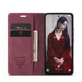 Samsung Galaxy A36 Caseme 013 Sarja Lompakkokotelo - Viininpunainen